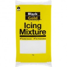 BLACK & GOLD ICING MIXTURE 1KG Pack Size: 12