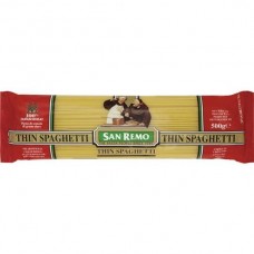SAN REMO THIN SPAGHETTI #4 500GM Pack Size: 20