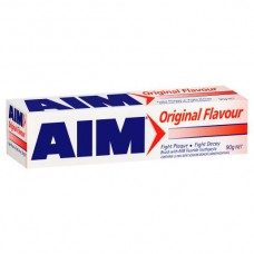 AIM TOOTHPASTE ORIGINAL RED TOOTHPASTE 90GM Pack Size: 12 AIM TOOTHPASTE ORIGINAL RED TOOTHPASTE 90GM Pack Size: 12