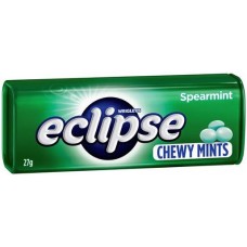 WRIGLEYS ECLIPSE SPEARMINT CHEWY MINTS 27GM Pack Size: 20