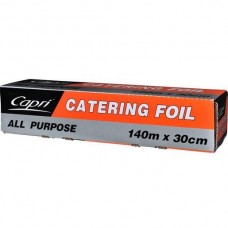 CAPRI CATERING FOIL ALL PURPOSE 30CM X 150M Pack Size: 6 CAPRI CATERING FOIL ALL PURPOSE 30CM X 150M Pack Size: 6