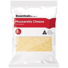 ESSENTIALS CHEF SHREDDED MOZZARELLA CHEESE 2KG Pack Size: 3