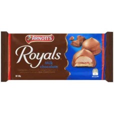 ARNOTTS BISCUITS CHOCOLATE ROYALS MILK 200GM Pack Size: 12