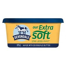 DEVONDALE EXTRA SOFT BUTTER 375GM Pack Size: 16