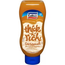 COTTEES SQUEEZY CARAMEL TOPPING 575GM Pack Size: 8