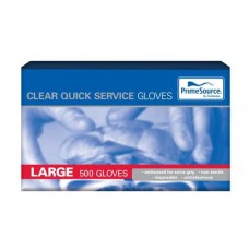 MPM LARGE CLEAR GLOVES 500S Pack Size: 5