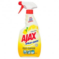 AJAX SPRAY N WIPE LEMON TRIGGER 500ML Pack Size: 8