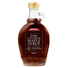 QUEEN 100% PURE CANADIAN MAPLE SYRUP 250ML Pack Size: 6