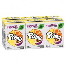 PRIMAVERA TROPICAL FRUIT DRINK 6 PACK 200ML Pack Size: 4