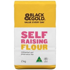 BLACK & GOLD SELF RAISING FLOUR 2KG Pack Size: 6