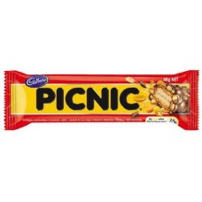 CADBURY PICNIC MEDIUM CHOCOLATE 46GM Pack Size: 25