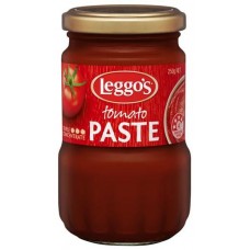 LEGGOS GLASS BOTTLE TOMATO PASTE 250GM Pack Size: 6