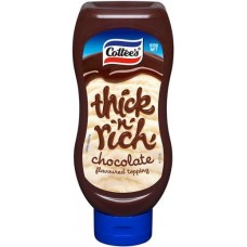 COTTEES SQUEEZY CHOCOLATE TOPPING 615GM Pack Size: 8