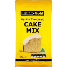 BLACK & GOLD CAKE MIX VANILLA 340GM Pack Size: 20