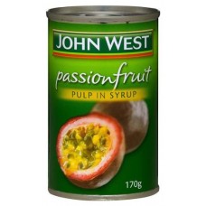 JOHN WEST PASSIONFRUIT PULP 170GM Pack Size: 24