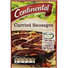 CONTINENTAL CURRIED SAUSAGES RECIPE BASE 35GM Pack Size: 12
