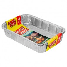 GLAD BBQ TRAY 4S Pack Size: 8