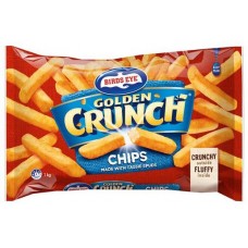 BIRDS EYE GOLDEN CRUNCH CHIPS 1KG Pack Size: 12