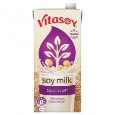 VITASOY CALCIUM PLUS UHT MILK 1L Pack Size: 12