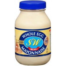 S & W WHOLE EGG MAYONNAISE 880GM Pack Size: 6