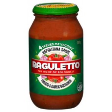 RAGULETTO NAPOLITAN PASTA SAUCE 500GM Pack Size: 6