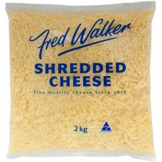 FRED WALKER CHEESE TASY SHREADED 2KG Pack Size: 6