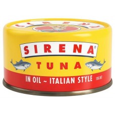 SIRENA TUNA IN OIL ITALIAN STYLE 185GM Pack Size: 36