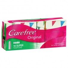 CAREFREE TAMPONS SUPER 16S Pack Size: 12