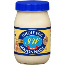 S & W WHOLE EGG MAYONNAISE 440GM Pack Size: 6