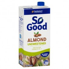 SANITARIUM SO GOOD UNSWEETENED ALMOND MILK DAIRY SUBSTITUTE UHT 1L Pack Size: 12