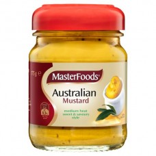 MASTERFOODS MILD AUSTRALIAN MUSTARD 175GM Pack Size: 6