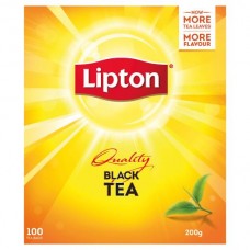LIPTON TEA BAGS QUALITY BLACK 200GM 100S Pack Size: 12