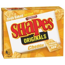 ARNOTTS SHAPES SNACKS CHEDDAR 175GM Pack Size: 24