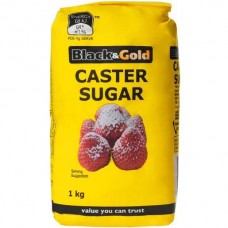 BLACK & GOLD CASTER SUGAR Pack Size: 12