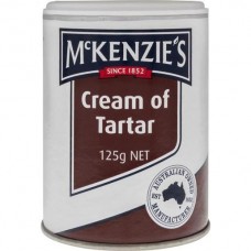 MCKENZIES CREAM OF TARTAR 125GM Pack Size: 6