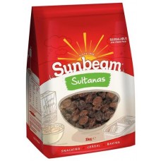 SUNBEAM SULTANAS 1KG Pack Size: 4