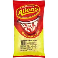 ALLENS STRAWBERRIES & CREAM 1.3KG Pack Size: 6