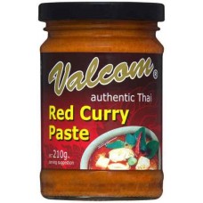 VALCOM RED CURRY PASTE 210GM Pack Size: 6