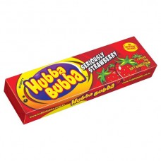 WRIGLEYS HUBBA BUBBA BUBBLE GUM STRAWBERRY CHUNK 35GM Pack Size: 20