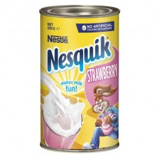 NESTLE NESQUIK STRAWBERRY TIN 250GM Pack Size: 12