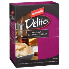 FANTASTIC DELITES SEA SALT AND BALSAMIC VINEGAR 100GM Pack Size: 12