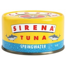 SIRENA TUNA IN SPRINGWATER 185G Pack Size: 24
