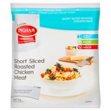 INGHAM CHICKEN MEAT SLICED 1KG Pack Size: 6