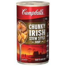 CAMPBELLS CHUNKY SOUP HEARTY IRISH STEW 505GM Pack Size: 12