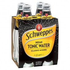 SCHWEPPES TONIC WATER 4 PACK 300ML Pack Size: 6