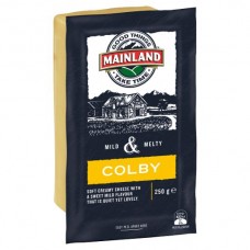 MAINLAND COLBY CHEESE BLOCK 250GM Pack Size: 8