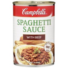 CAMPBELLS SPAGHETTI SAUCE BEEF BOLOGNESE ORGINAL 97% FAT FREE 410G Pack Size: 12