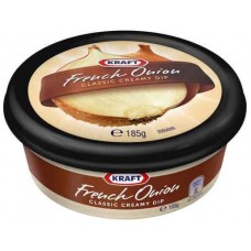 KRAFT DIP FRENCH ONION 185GM Pack Size: 6