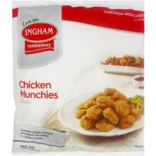 INGHAM CHICKEN MUNCHIES 1KG Pack Size: 5