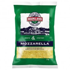 MAINLAND SHREDDED MOZZARELLA CHEESE 2KG Pack Size: 6